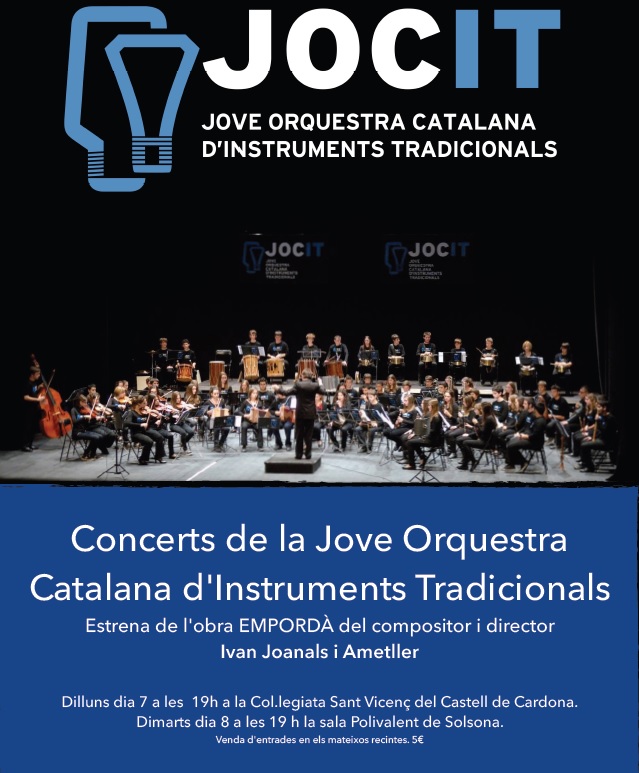 Cartell Concerts JOCIT 2015 Obra Empordà Ivan Joanals i Ametller